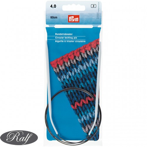 Andrele circulare aluminiu, 80 cm - 4,00 mm - Prym 211264